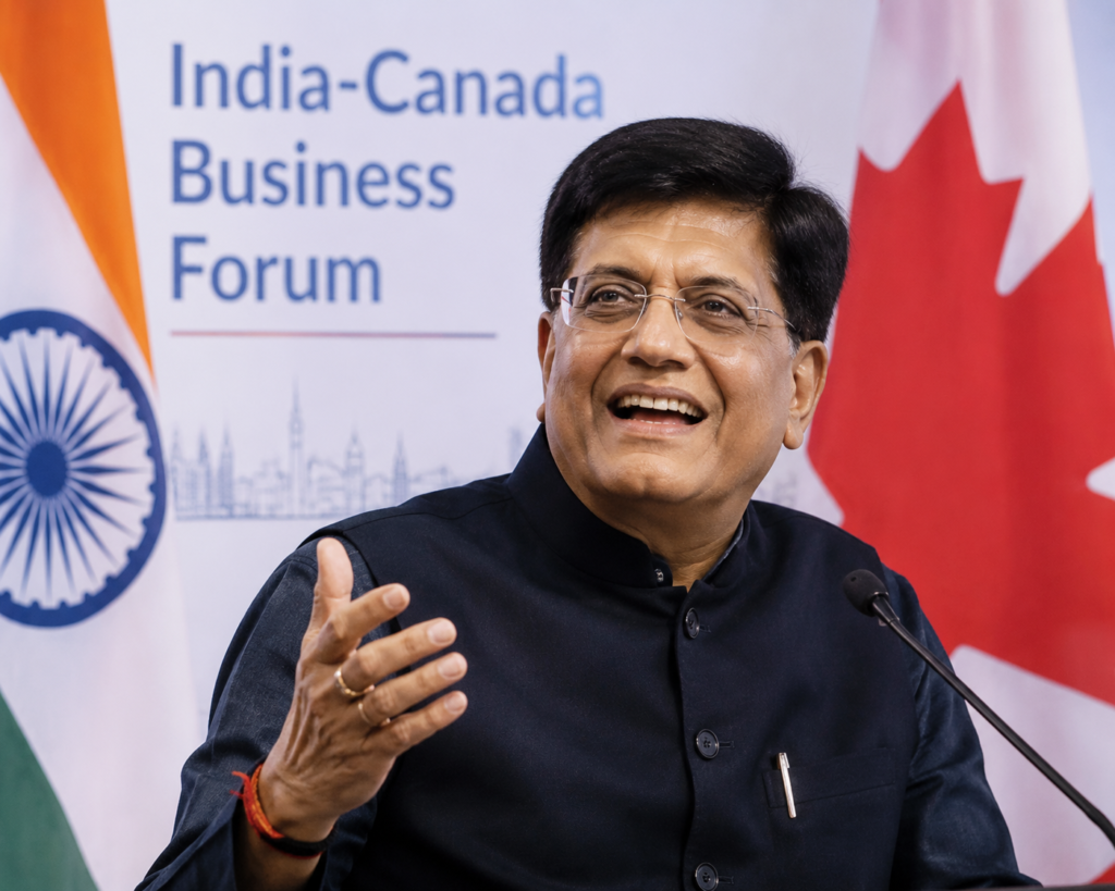 India’s Goyal to Visit Canada With 150 Business Leaders