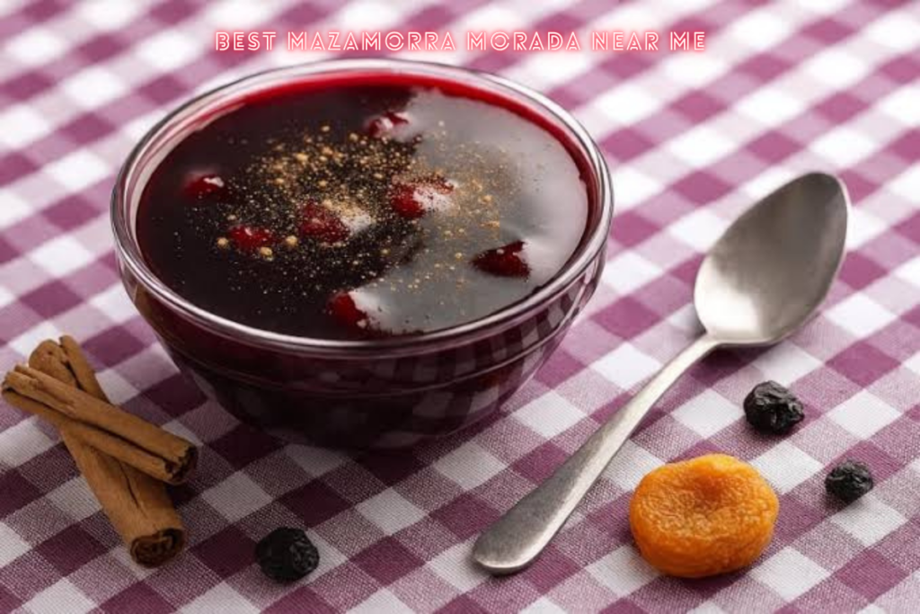 Best Mazamorra Morada Near Me