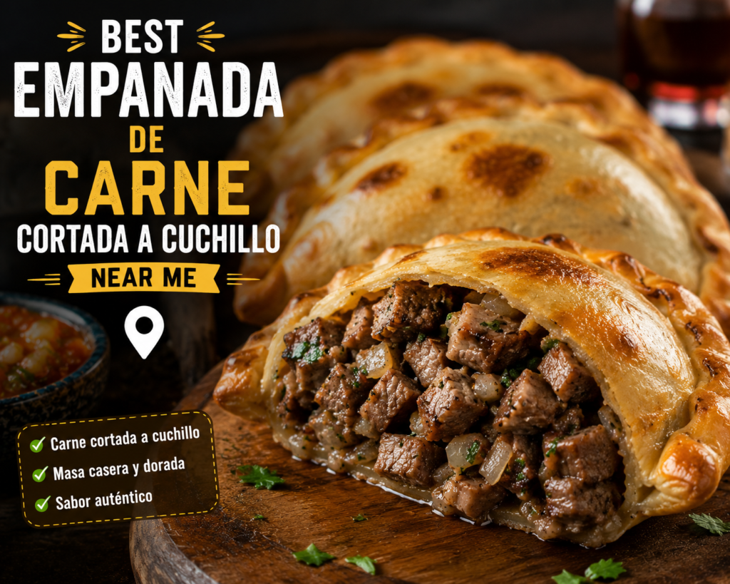 Best Empanada de Carne Cortada a Cuchillo Near Me