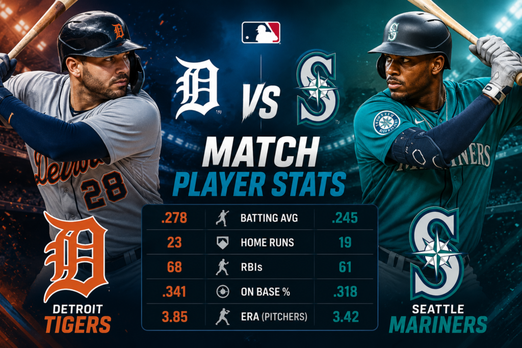 Detroit Tigers vs Seattle Mariners Match Player Stats: Complete Breakdown Detroit Tigers vs Seattle Mariners Match Player Stats