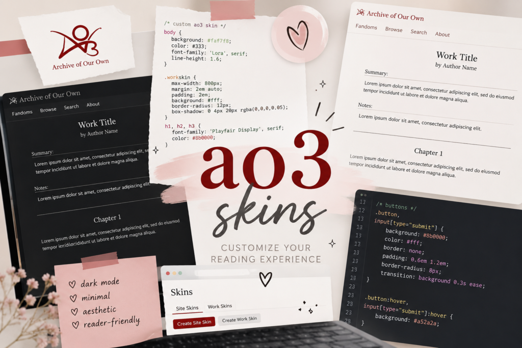AO3 Skins: Powerful Guide to Customize Your Reading Experience AO3 Skins